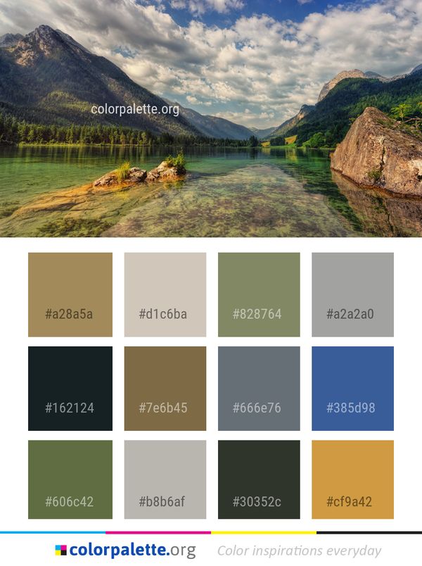 Nature Highland Sky Color Palette
