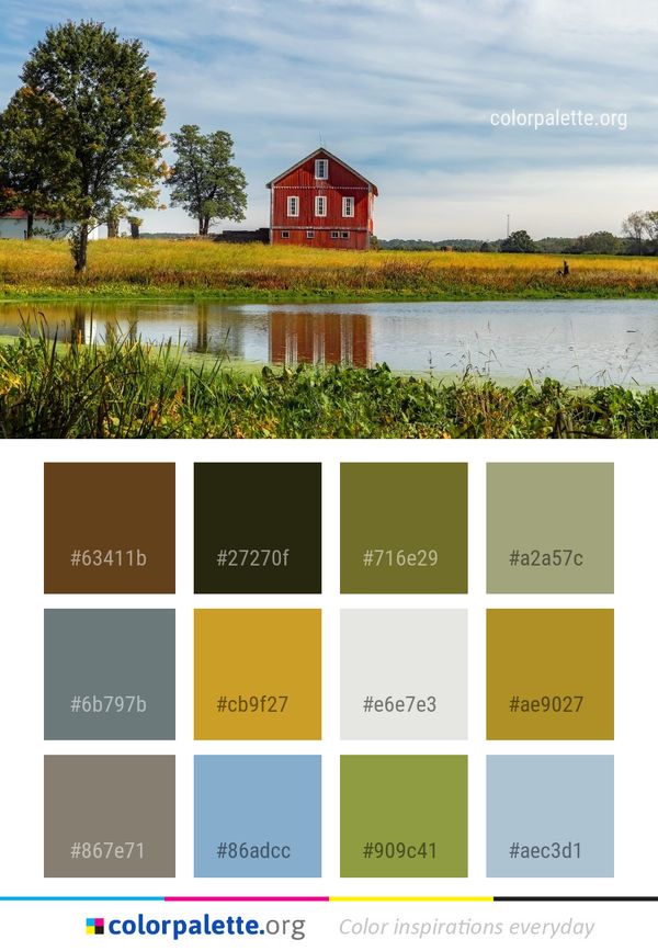 Reflection Water Farm Color Palette