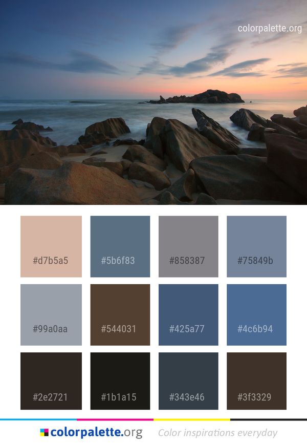 Sea Body Of Water Sky Color Palette