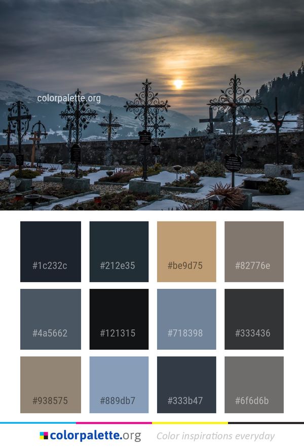 Sky Winter Snow Color Palette