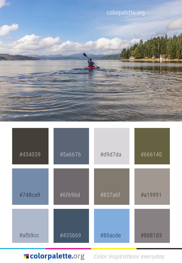 Waterway Loch Boat Color Palette