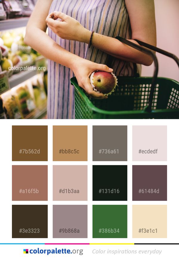 Leg Girl Hand Color Palette