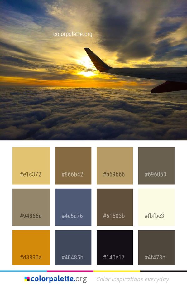 Sky Air Travel Atmosphere Color Palette