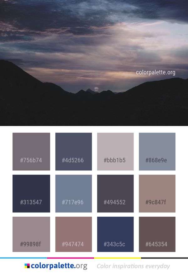 Sky Highland Cloud Color Palette