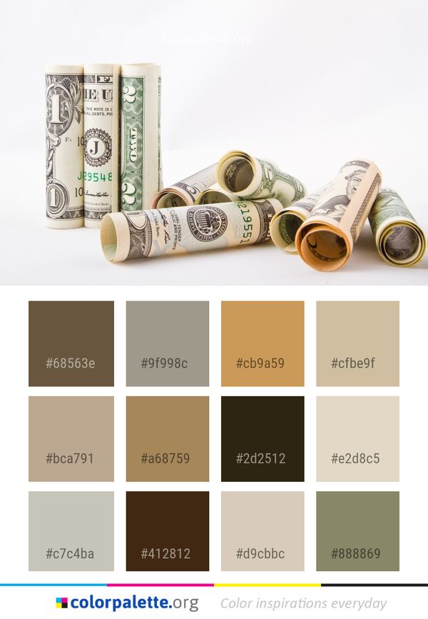 Cash Money Product Color Palette