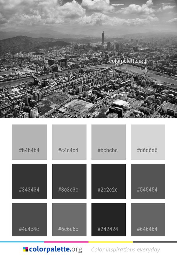 Metropolitan Area Urban Cityscape Color Palette