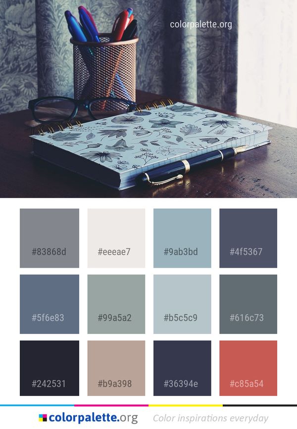 Product Table Furniture Color Palette