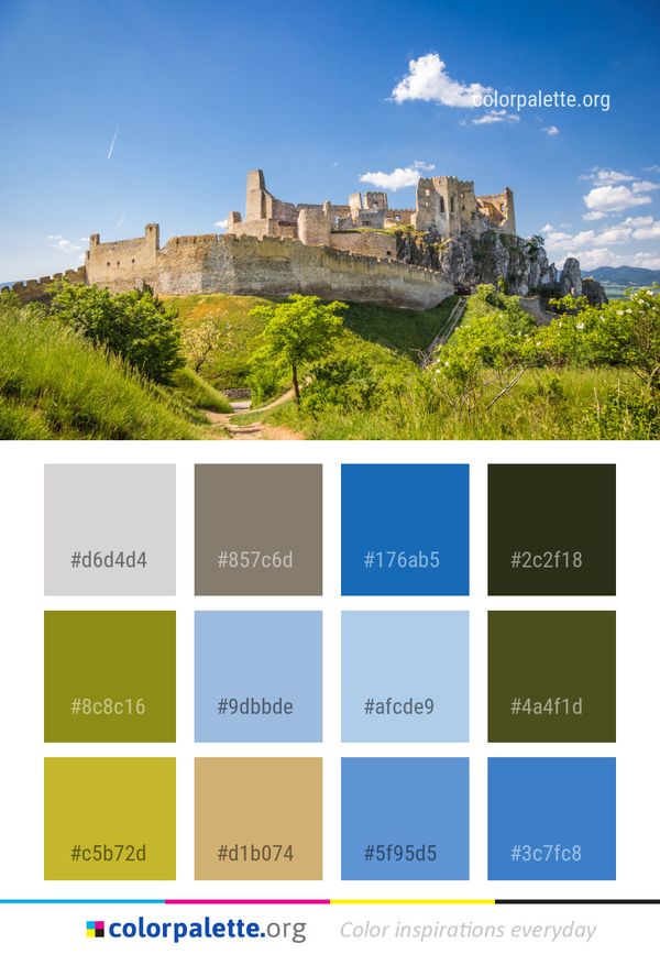 Sky Castle Fortification Color Palette