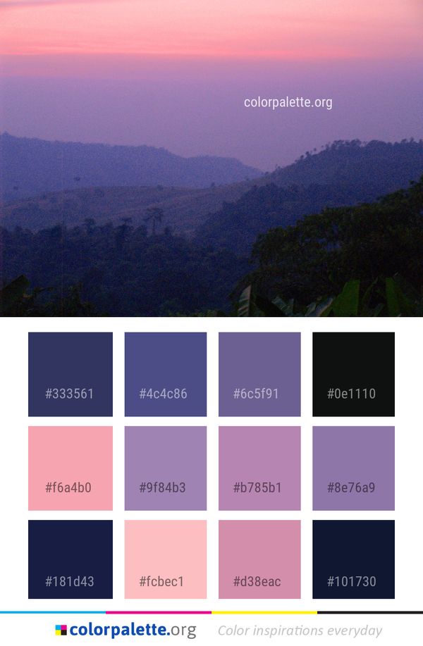 Sky Dawn Hill Station Color Palette