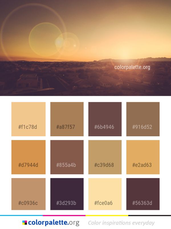 Sky Horizon Atmosphere Color Palette