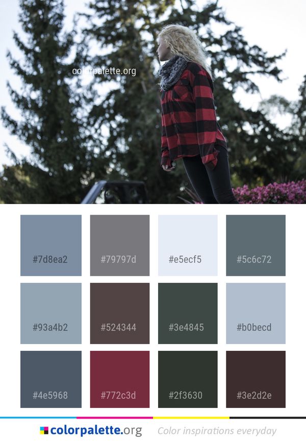 Tree Red Woody Plant Color Palette
