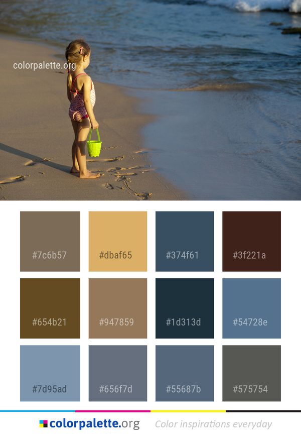 Water Sea Beach Color Palette