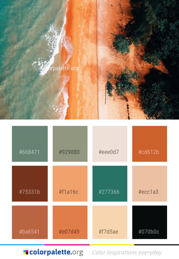 Water Yellow Sky Color Palette