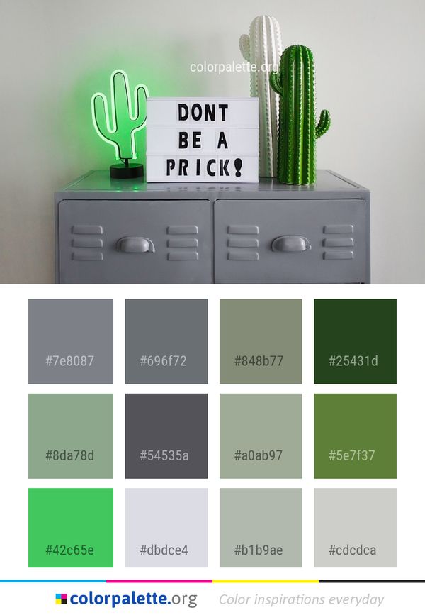 Green Product Color Palette