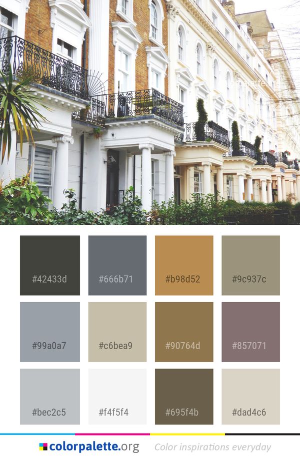 Property Building Classical Architecture Color Palette