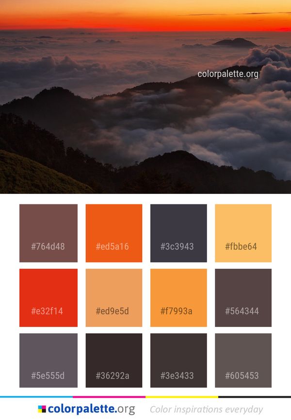 Sky Cloud Dawn Color Palette