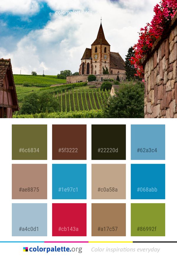 Sky Landmark Historic Site Color Palette