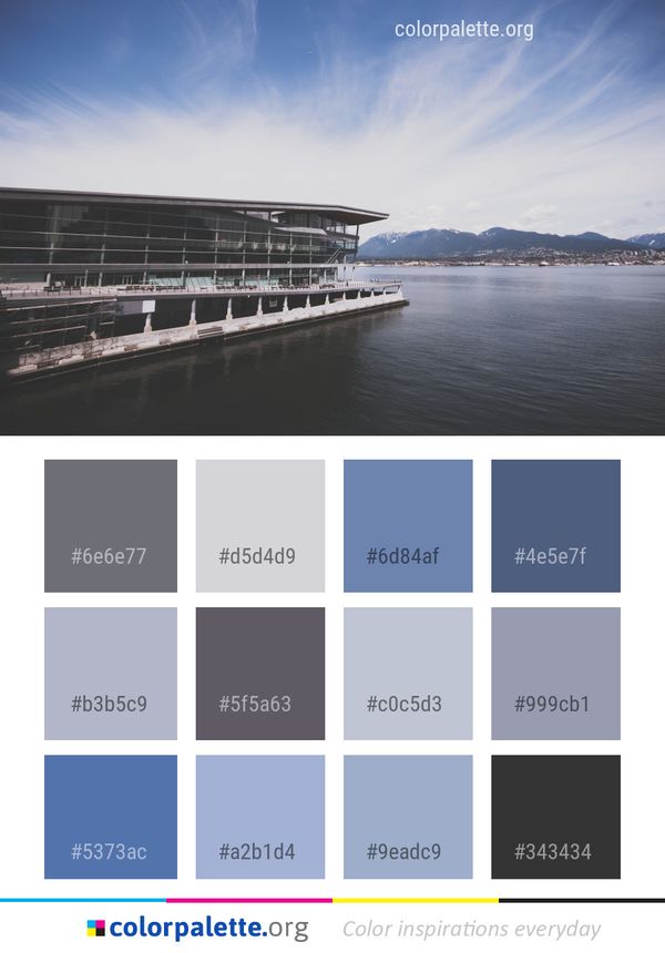 Sky Water Waterway Color Palette