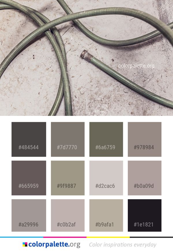 Technology Wire Metal Color Palette