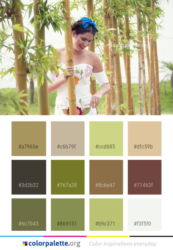 Flower Beauty Shoulder Color Palette