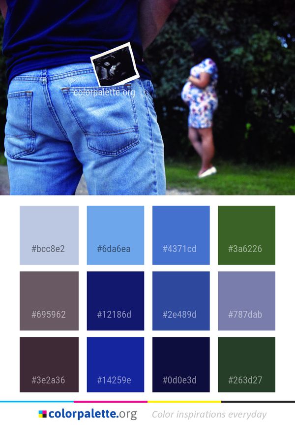 Jeans Blue People Color Palette