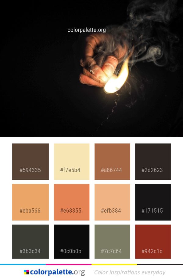 Light Darkness Lighting Color Palette