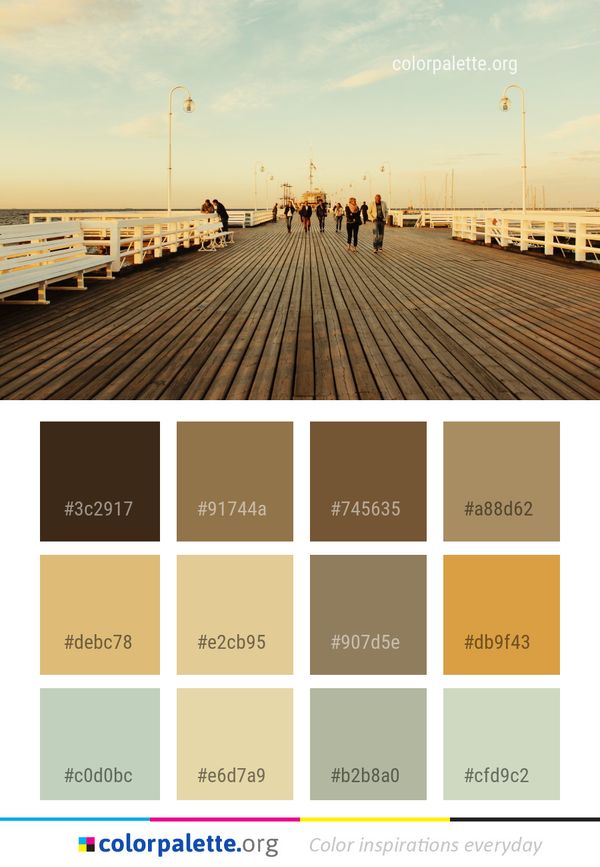 Pier Sea Horizon Color Palette