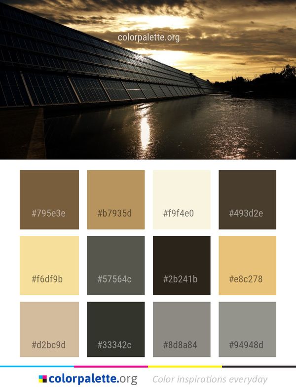 Reflection Sky Water Color Palette