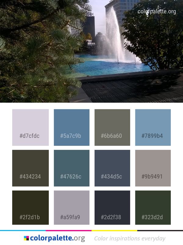 Water Body Of Resources Color Palette