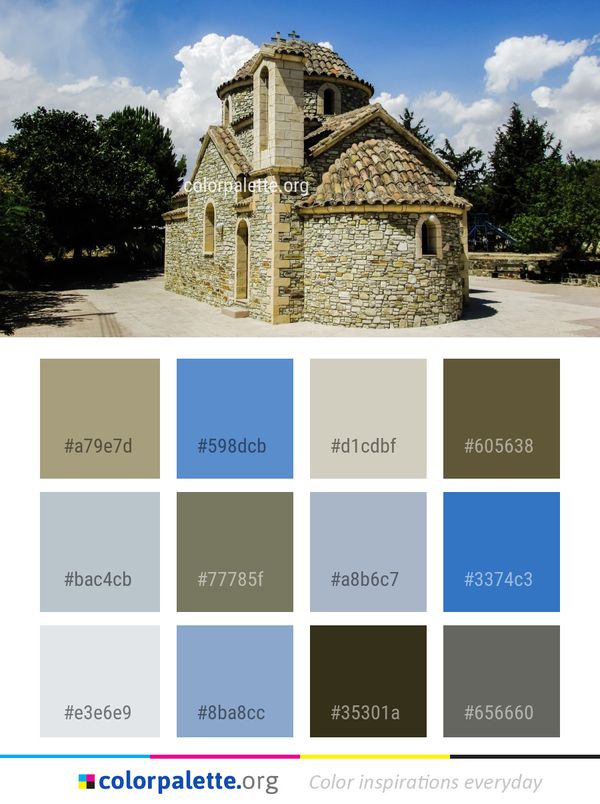 Historic Site Medieval Architecture Sky Color Palette