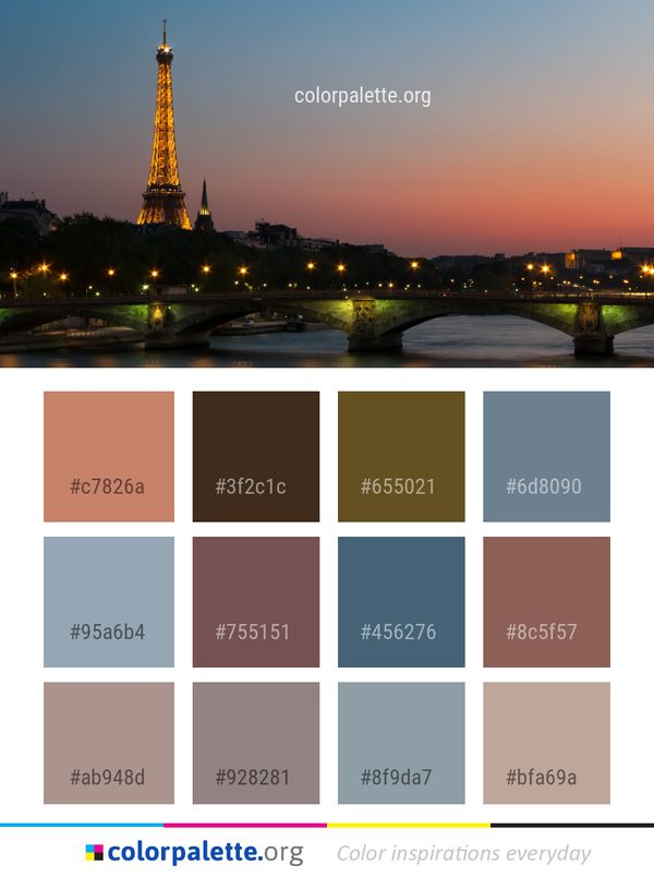 Landmark Reflection Tower Color Palette