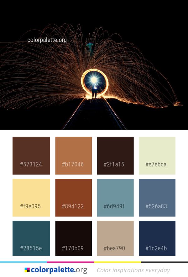 Light Darkness Night Color Palette