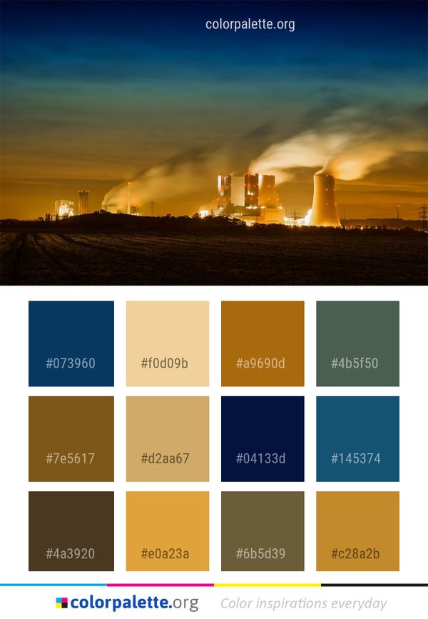 Sky Atmosphere Cloud Color Palette