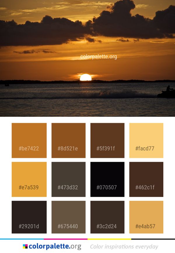 Sky Sunset Horizon Color Palette