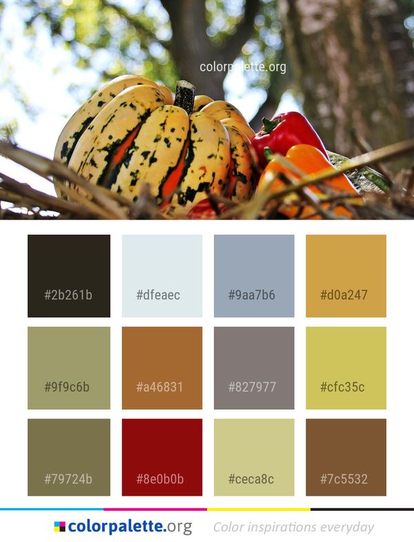 Yellow Leaf Plant Color Palette