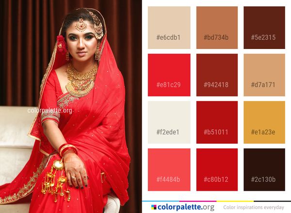 Bride Woman Jewellery Color Palette
