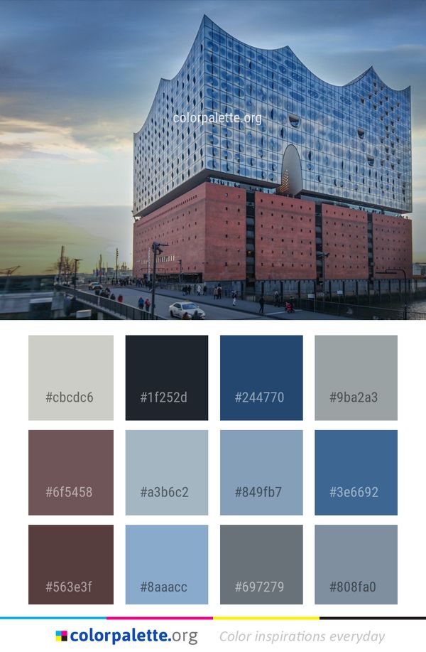 Building Sky Landmark Color Palette