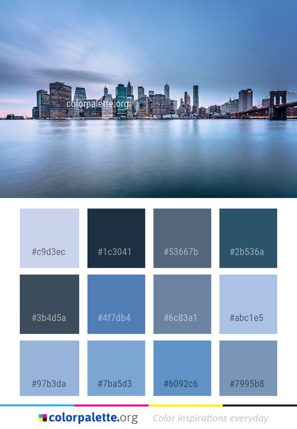 Cityscape Skyline City Color Palette