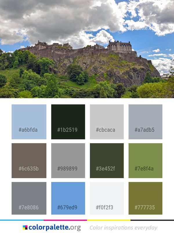 Sky Cloud Highland Color Palette