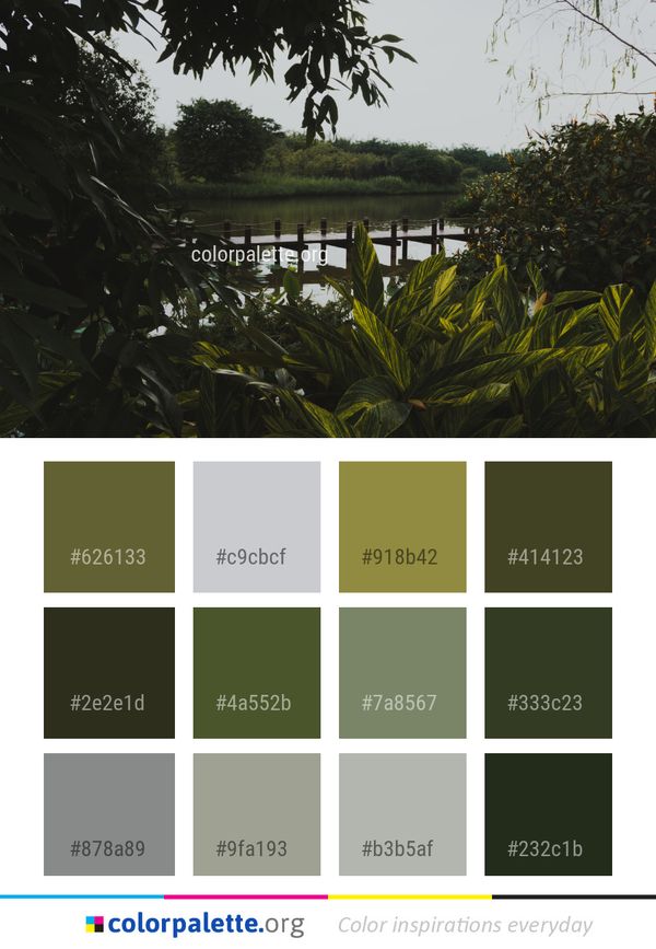 Water Nature Reflection Color Palette