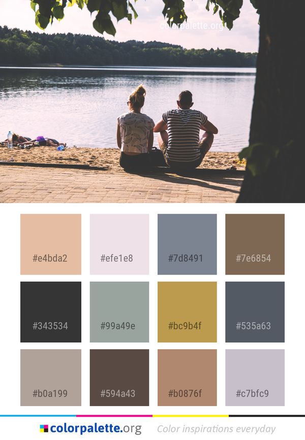 Water Photograph Vacation Color Palette