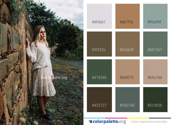 Clothing Dress Tree Color Palette