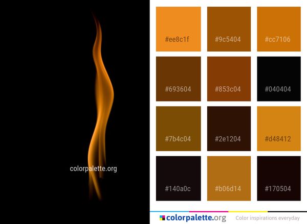 Flame Computer Wallpaper Darkness Color Palette