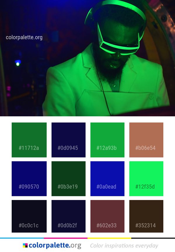 Green Light Technology Color Palette