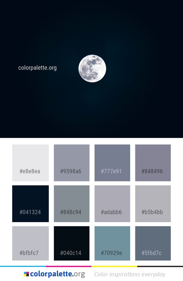 Moon Sky Atmosphere Color Palette