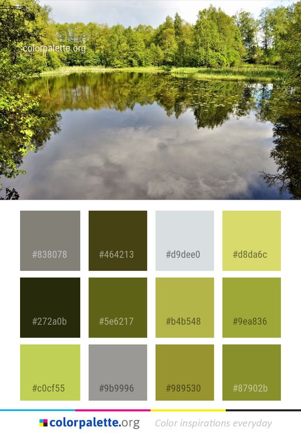 Reflection Water Nature Color Palette