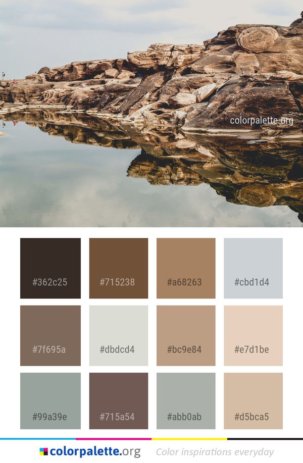 Rock Reflection Badlands Color Palette
