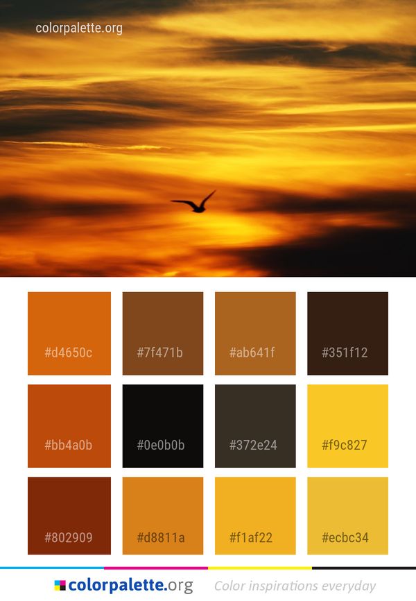Sky Afterglow Atmosphere Color Palette