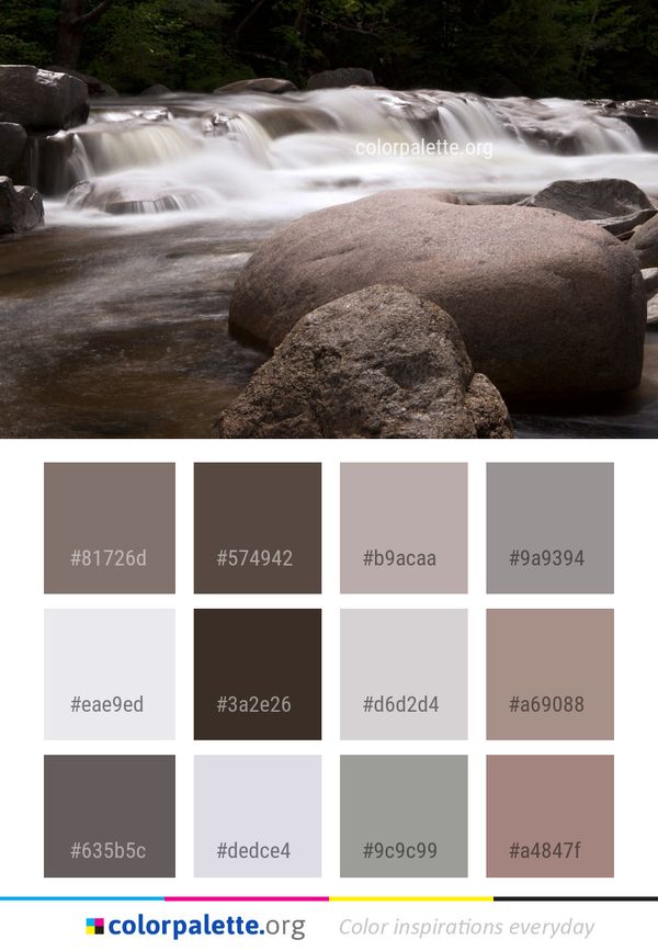 Water Nature Waterfall Color Palette