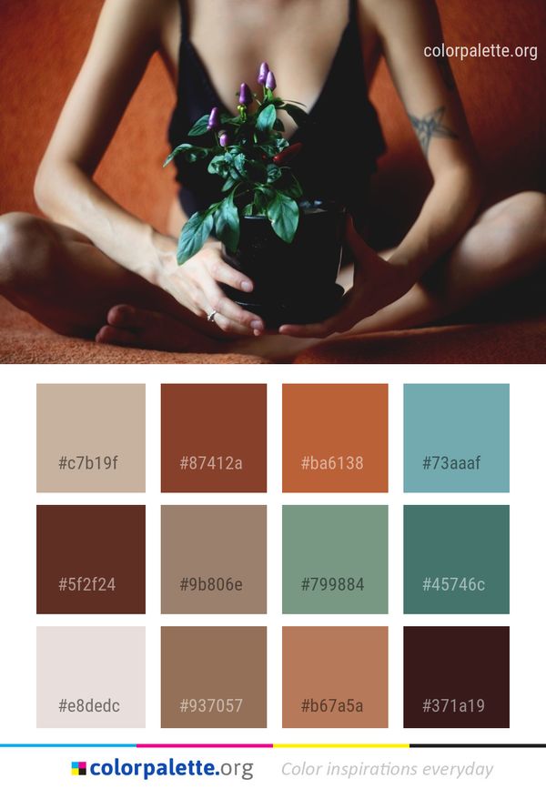 Flower Joint Hand Color Palette